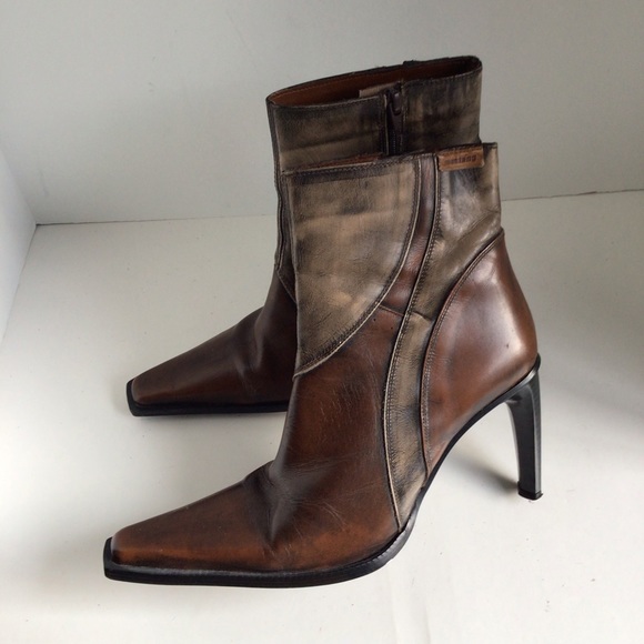 MUSTANG Multi-color heeled Boots. Size 40 - Picture 6 of 10